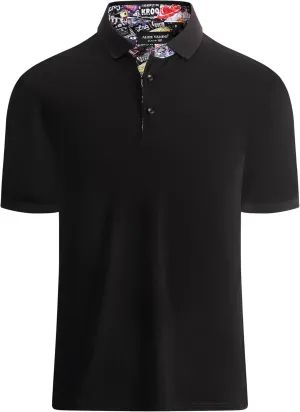 Alex Vando Mens Polo Shirts Short Sleeve Regular Fit Fashion Designed Shirt