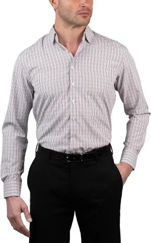 Chaps Regular Fit Long Sleeve Button Down Dress Shirts for Men - Wrinkle Free Long Sleeve Shirt Mens Formal 4-Way Stretch
