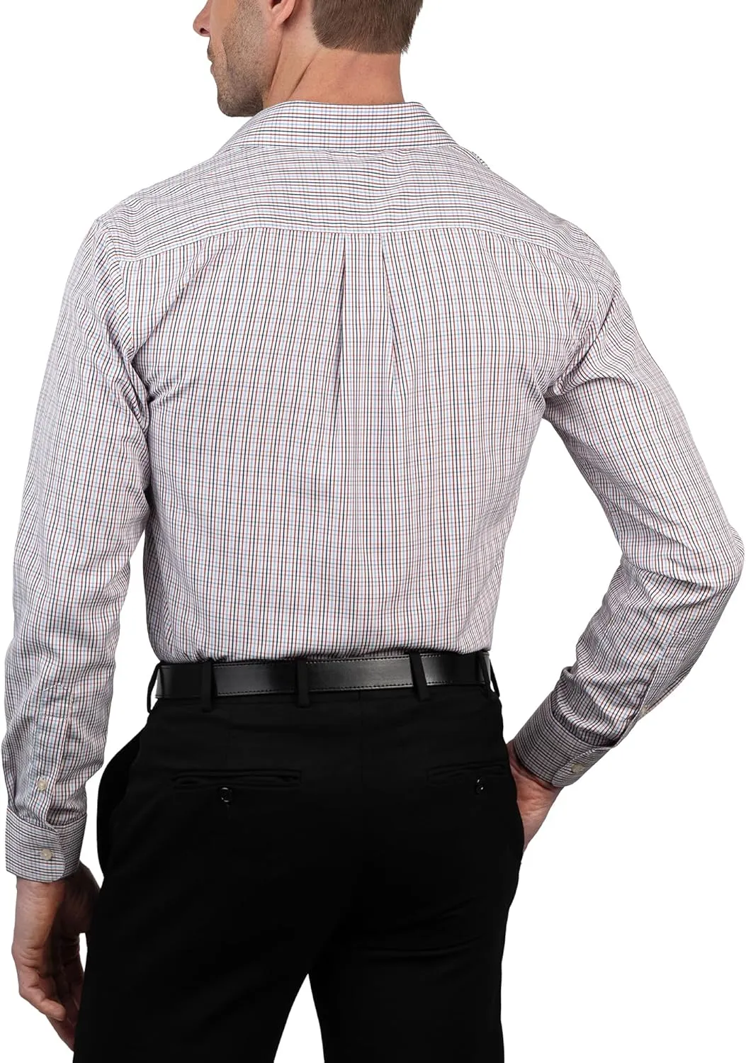 Chaps Regular Fit Long Sleeve Button Down Dress Shirts for Men - Wrinkle Free Long Sleeve Shirt Mens Formal 4-Way Stretch