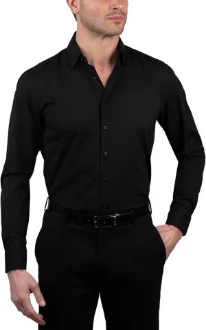 Chaps Regular Fit Long Sleeve Button Down Dress Shirts for Men - Wrinkle Free Long Sleeve Shirt Mens Formal 4-Way Stretch