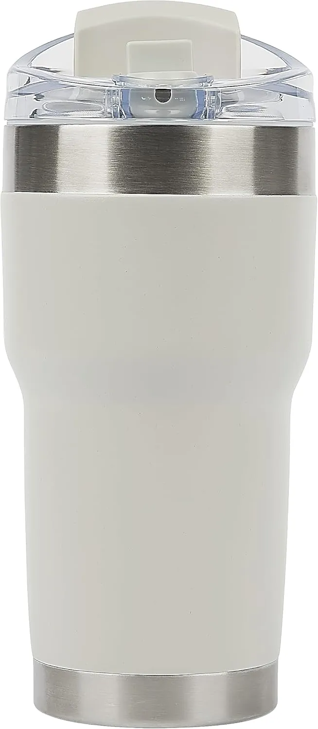 Pelican Hydration Pelican Traveler 22 oz Vacuum Insulated Tumbler - Stainless Steel Double Wall Travel with Dual Lid, Powder Coated Insulated Coffee Mug For Hot Cold Drinks, Grit