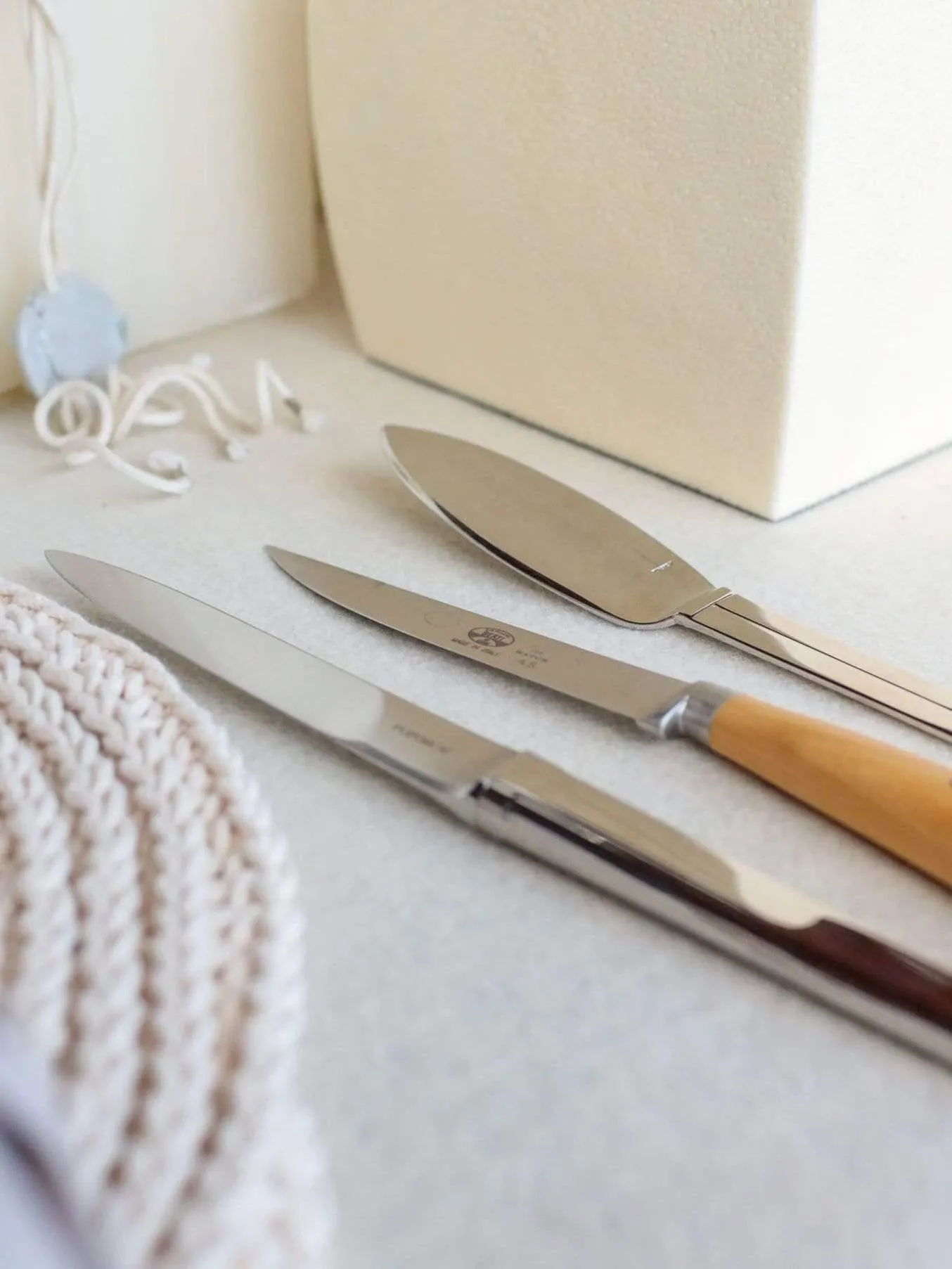 Plenum Steak Knife Set in Boxwood by Berti